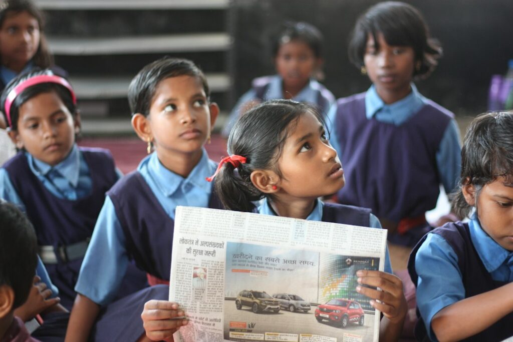 Digital literacy learning by an Indian student